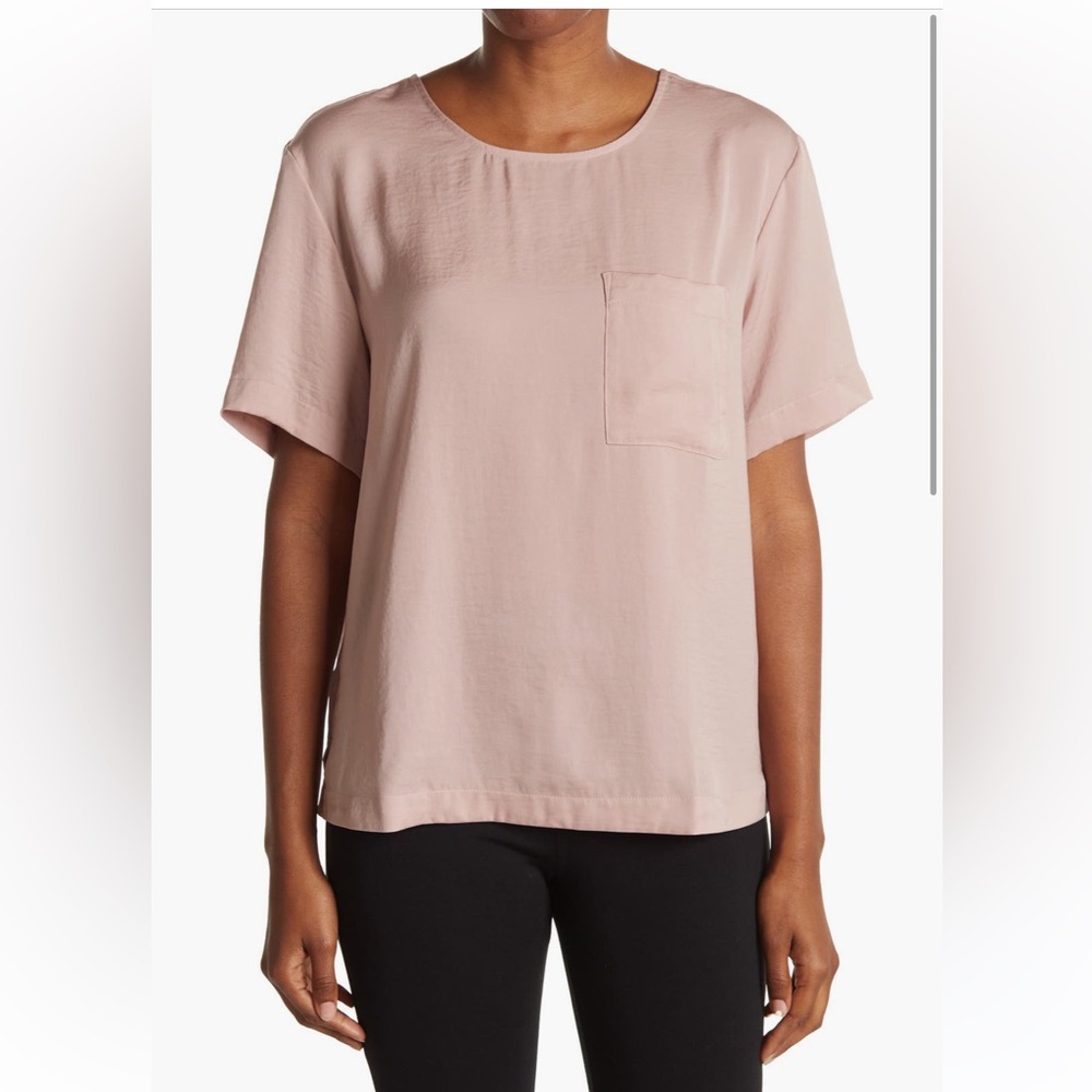NORDSTROM RACK Short Sleeve Boxy Pocket Top
